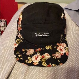 5 panel floral hat